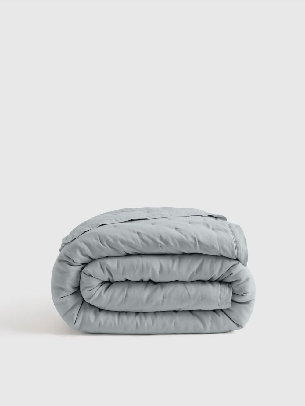 Quince European Linen Dream Quilt - King/Cali King - Color:Mist